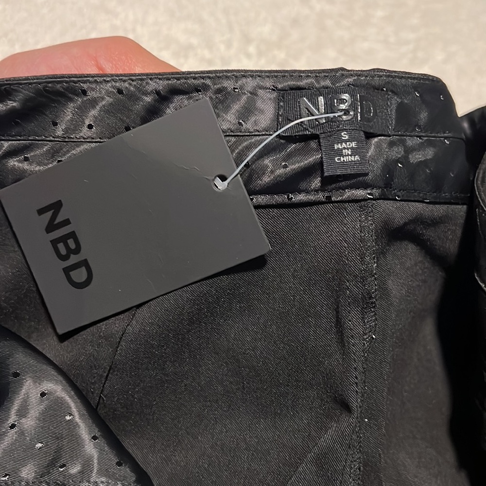 Nbd (Revolve) Split Front Trouser Pants - Black - image 7